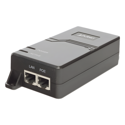 Inyector PoE / 802.3bt 60W / 4-Pares UTP / Gigabit 10/100/1000 Mbps / Alcance 100m (328 pies) extensible a 300m (984 pies)