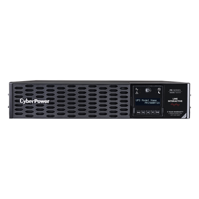 UPS de Rack 2U / 1500 VA / 1500 W / Línea Interactiva / Onda Senoidal Pura / Factor de Potencia 1 / 8 Tomas NEMA 5-15R / AVR 120 Vca