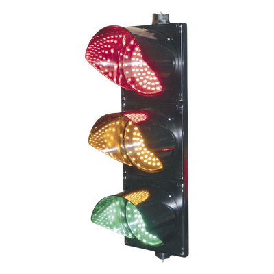 Semáforo LED / Diámetro 300 mm / Tricolor Rojo-Amarillo-Verde / Alta Intensidad 400-600 cd / 110 VCA / IP Hermético