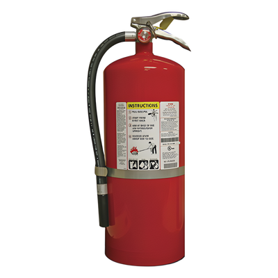 Extintor de Polvo Químico Seco / Recargable / 18 lb / Clasificación UL 6-A:80-B:C / Alcance 6 m (20 ft) / Colgador de Pared
