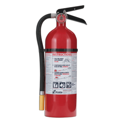 Extintor Multipropósito Recargable / 5.5 lb (2.5 kg) / Clase A B C / UL 3-A:40-B:C / Paquete de 6