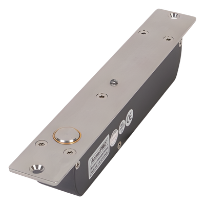 Cerradura de Perno Electromagnética / 2000 kg de Fuerza de Sujeción / Fail Secure / Sensor de Puerta / Retardo Ajustable 0-9 s / Aluminio Anodizado