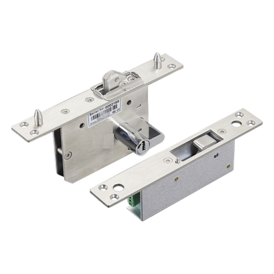 Cerradura Eléctrica para Puertas Corredizas / Tipo Gancho / Llave Bilateral / 12 VCC / 200 mA / Fuerza de Sujeción 400 kg / IP65