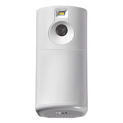 Detector de Movimiento IP Inalámbrico / Cámara CMOS Color 90° / Video H.264 VGA / PIR 12 m (39.4 ft) / Wiselink 915 MHz / Batería 4 Años