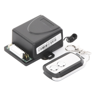 Receptor de RF / 2 Relevadores / 433.92 MHz / 50 m / 12-24 VCD / -20 a 60°C / 2.4 x 1.7 x 0.1 in