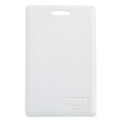 Tarjeta de Proximidad / PVC Clamshell / 5.4 x 8.6 x 0.19 mm / Formato H10301 / Programable por Sitio