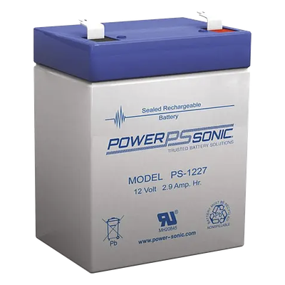 Batería de Respaldo AGM/VRLA / 12V 2.9Ah / Terminales F1 / 5 Años Vida Útil / Construcción a Prueba de Derrames / Reconocida UL