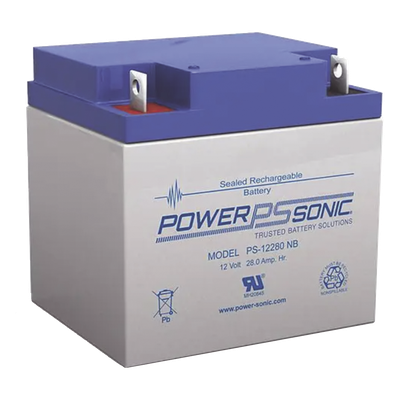 Batería de Respaldo AGM/VRLA / 12V / 28Ah / Terminales NB / 5 Años Vida Útil / UL Reconocida