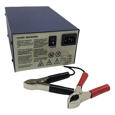Cargador de Baterías SLA/VRLA / 12 V / 40 a 120 Ah / Entrada Universal 100-240 V AC / Tecnología Switching Sin Transformador / Carga Rápida con Flotación Automática