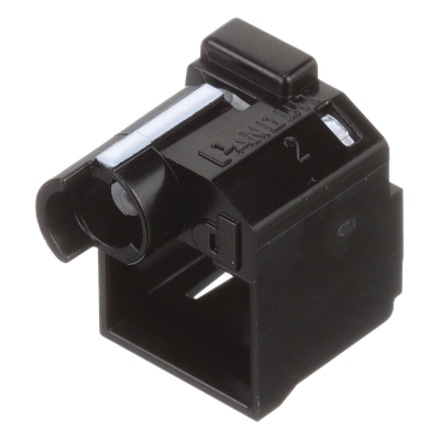 Kit de Bloqueo Anti-Desconexión RJ45 / Recesado / Policarbonato / 10 Unidades / 0.85 in (21.7 mm) Largo
