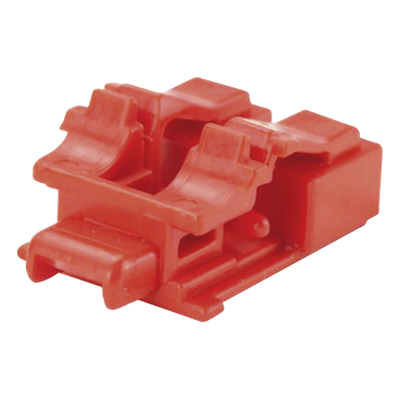 Kit de Bloqueo de Puertos / Fibra Óptica LC Duplex / 10 Unidades / Llave de Extracción Incluida / Color Rojo