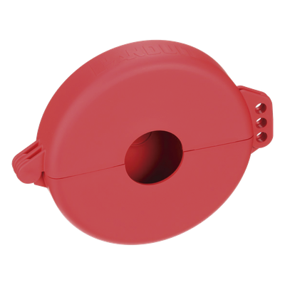 Dispositivo de Bloqueo LOTO / Válvulas de Compuerta / 3 a 6.5″ / Polipropileno / -40°C a 101°C / Rojo