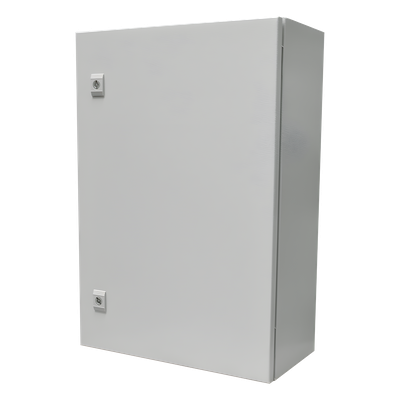 Gabinete de Acero para Intemperie / IP66 / IK10 / 500 x 700 x 250 mm / Placa Trasera Galvanizada / Cerradura con Llave