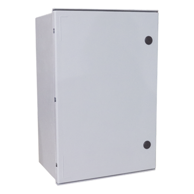 Gabinete Exterior / Poliéster IP65 / 800 x 1000 x 300 mm / Placa Trasera Incluida / Cerradura con Llave / Montaje Poste o Pared