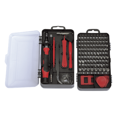 Juego de Reparación Electrónica / 115 Piezas / 98 Puntas de Precisión / Acero Cr-V / Estuche de Almacenamiento