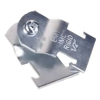 Abrazadera Unicanal / 3/4″ (19.05 mm) / Acabado Galvanizado / Espesor 1.5 mm / Montaje Múltiple / 60 x 32 mm