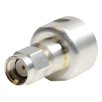 Adaptador RF Coaxial / Bronce Chapado en Plata / Contactos Centrales en Oro / Dieléctrico de Teflón / Configuración Flexible M-M, M-H, H-H