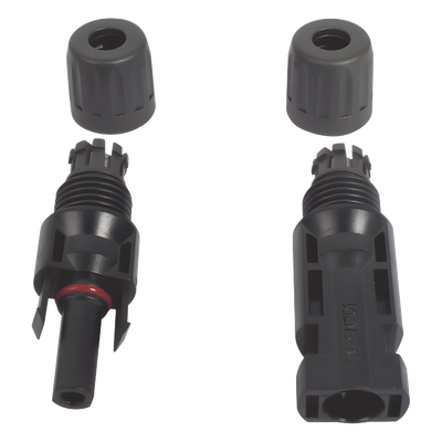 Conector MC4 para Fotovoltaica / 1500 VCC / 30 A – 40 A / IP67 / -40 a 85 °C / Resistente a UV