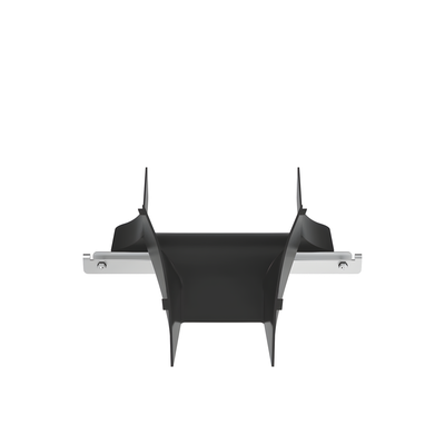 Bajada de cables para charola wire basket / 4 in / Control de radio de curvatura / Negro