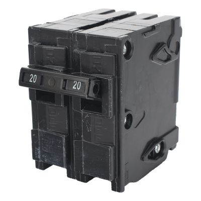 Interruptor Automático Enchufable / 2 Polos / 20 A / 240 VCA / Capacidad Interruptiva 10 kA / Tipo QP