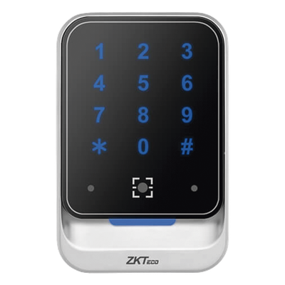 Lector QR y RFID / IP65 / Carcasa Metálica / Wiegand 26 / RS485 OSDP / Teclado / 1.64 ft