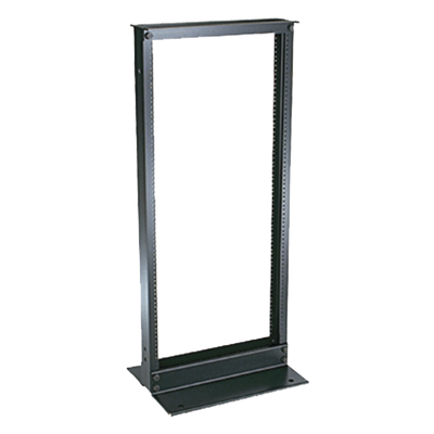 Rack de Dos Postes / 19 in EIA-310D / 24 Unidades de Rack / Aluminio / Carga 300 lbs (136 kg) / Rieles Roscados #12-24 / 1219 mm (4 ft) de Altura