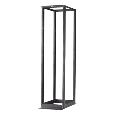 Rack de Cuatro Postes / 19″ EIA-310D / 45 UR / Carga 1134 kg (2500 lbs) / Rieles Roscados #12-24 / Profundidad 584 mm (23 in)