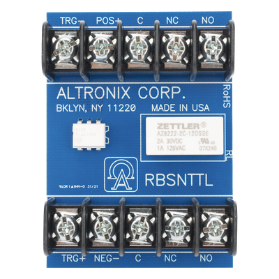 Módulo de Relé Ultrasensitivo / 12VDC a 24VDC / Activación 3VDC a 24VDC / Contacto DPDT 1A/120VAC / Diseño Compacto 1.9″ x 2.75″ / -25°C a 55°C