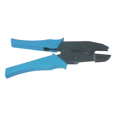 Pinzas de Plegado / Conectores de Anillo / Mordazas Intercambiables / 15 Medidas de Cavidad / Cables Coaxiales RG-58 a RG-400