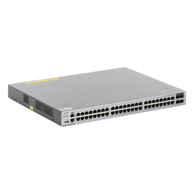 Switch Core Capa 3 / 48 Puertos Gigabit / 4 SFP+ 10G / Capacidad 880 Gbps / Doble Fuente Modular / Gestión Cloud