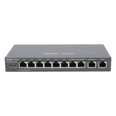 Router Balanceador SD-WAN / 10 Puertos Gigabit / PoE+ 110W / 4 ISP / 1 Gbps / 200 Clientes