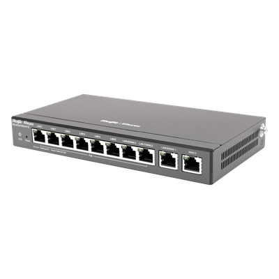 Router Balanceador SD-WAN / 1.5 Gbps / 350 Usuarios / 8 Puertos Gigabit PoE+ 110W / 4 WAN / Gestión en Nube