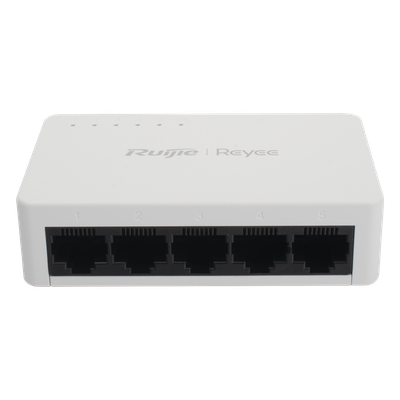 Switch No Administrable / 5 Puertos 10/100 Mbps / Visibilidad Cloud / Plug & Play / 1 Gbps Switching Capacity