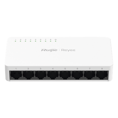 Switch No Administrable / 8 Puertos Gigabit / Plug & Play / Cloud Visibility / Sin Ventilador / 3.47W