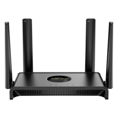 Router 4G LTE / CAT.4 150 Mbps / Wi-Fi 4 N300 / 4 Puertos 10/100 / 4 Antenas Externas / Administración Cloud