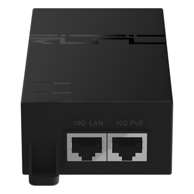 Inyector PoE / 56V / 1.08A / 60W / 2 Puertos Multi-Gigabit 10G / IEC C5 / Entrada 100-240V