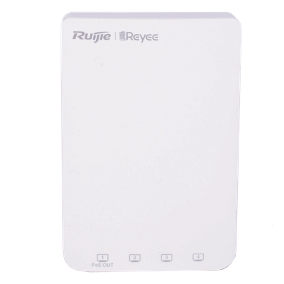 Punto de Acceso Wall Plate / Wi-Fi 5 / 1267 Mbps / MU-MIMO 2×2 / 5 Puertos Gigabit / PoE Out / Mesh / Beamforming