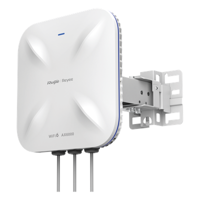Punto de Acceso Mesh Wi-Fi 6 / Dual Banda 2.4/5 GHz / 5.95 Gbps / MU-MIMO 4×4 / Puerto 2.5G y SFP / IP68 / -40°C a 65°C