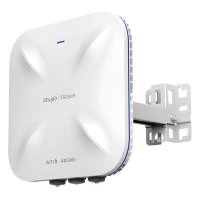 Punto de Acceso Mesh Wi-Fi 6 / Banda Dual 5.95 Gbps / MU-MIMO 4×4 / Omnidireccional 360° / Puerto 2.5G PoE y SFP / Exterior Industrial