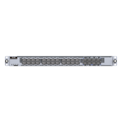 Switch Data Center / 24 Puertos QSFP56 200GE + 8 QSFP-DD 400GE / 16.0 Tbps / 5350 Mpps / RDMA RoCEv2 / Capa 3 Spine-Leaf VXLAN EVPN / 1 RU Hot-Swap