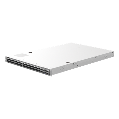 Switch Data Center / 48 Puertos 100GE DSFP + 8 Uplinks 400GE QSFP-DD / 16.0 Tbps / 5350 Mpps / RDMA RoCEv2 / Spine-Leaf VXLAN EVPN / 1 RU / Hot-Swap 1+1