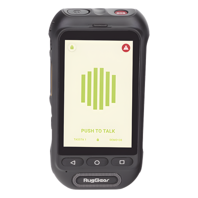 Radio PoC / Botón PTT Dedicado / Android 10 Go / Altavoz 105 dB / IP68 / MIL-STD 810H / Batería 3000 mAh