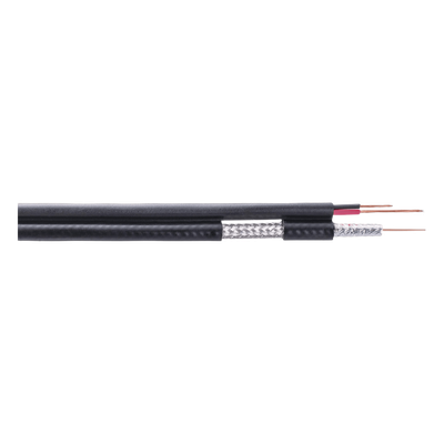 Cable Coaxial RG59 / 305 m (1000 ft) / CCS Siames / 75 Ohm / 60% Blindaje Aluminio / 2×20 AWG / Intemperie