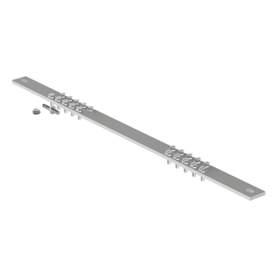 Barra de Conexión a Tierra / Rack 19″ / 20 Orificios / 483 mm (1.58 ft) / 45 Unidades / EIA-310
