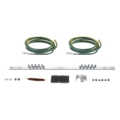 Kit de Puesta a Tierra / Jumpers 6 AWG / Barra 20 Orificios / Rack 19in / 2.44m (8ft)