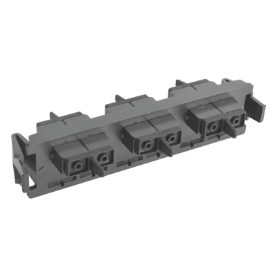 Placa Acopladora de Fibra Óptica / 6 Fibras SC Duplex / Alta Densidad 72 Fibras por Espacio Rack / Compatible FCP3 SWIC3 RIC3
