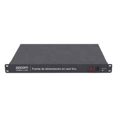 Fuente de Alimentación Rack 19″ / 16 Puertos / 12 VDC / 600W / 20A Total / 2.5A por Puerto / Voltaje Regulable con Display