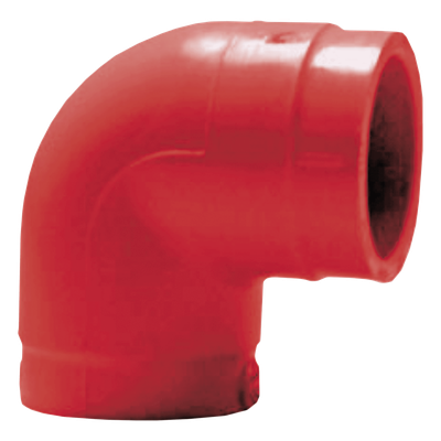 Codo 90° para Tubería de Detección de Humo por Aspiración / ¾ Pulgada / CPVC Resistente al Fuego / Certificado UL / Sin Etiquetas Requeridas