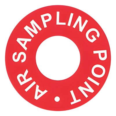 Etiqueta de Punto de Muestreo / Tubería de Aspiración / CPVC Resistente al Fuego / UL Certificado / NFPA / 1/2 Pulgada / Paquete 125 Piezas