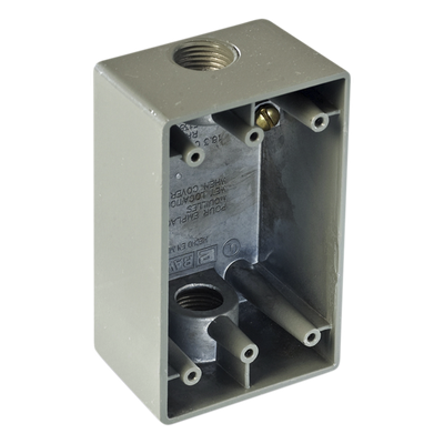 Caja Condulet FS / 2 Bocas 3/4″ (19.05 mm) / Aluminio Diecast / A Prueba de Intemperie / Volumen 295.2 cm³ / UL y CSA